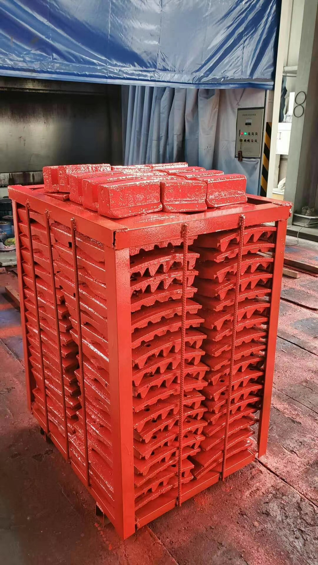 Cast iron plate